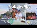 Productive Vlog ช่วงปิดเทอมใช้เวลาให้คุ้มค่า กับช่วงที่กลับมาอยู่นครปฐม | MogMogstudygram