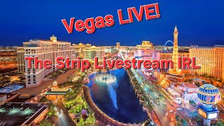 LIVE Las Vegas, The Strip, Heat in the Street, Livestream IRL
