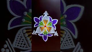 Beautiful flowers rangoli #kolamwithvijima #shortsfeed #rangoli #trendingrangoli #diwalirangoli