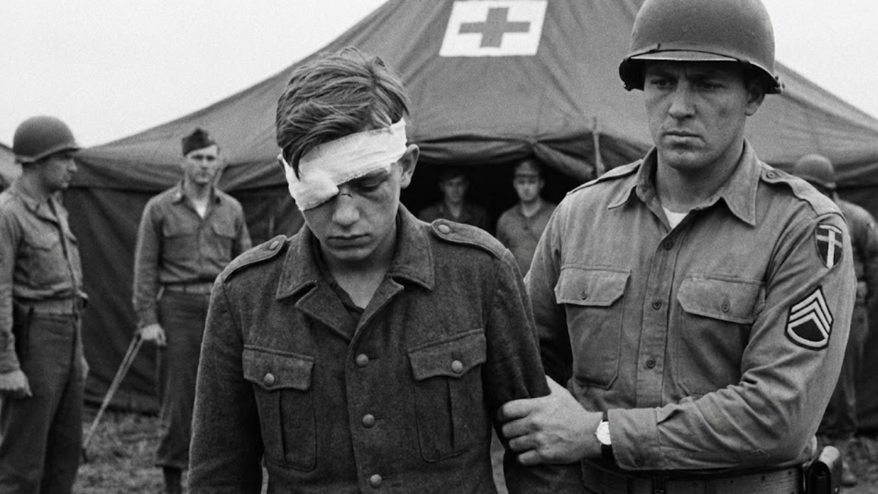 A 17-Year-Old German POW Boy Arrived At U.S Camp Missing Left Eye – Medical Exam SHOCKED Everyone