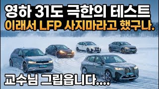 Extreme EV Test at -31°C! NCM vs. LFP Battery: Who Will Win?