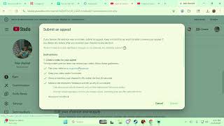 YouTube Appeal