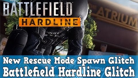 Battlefield Hardline|"NEW Rescue Mode Spawn Glitch"|Glitch|"NEW Rescue Mode Spawn Delay Glitch"