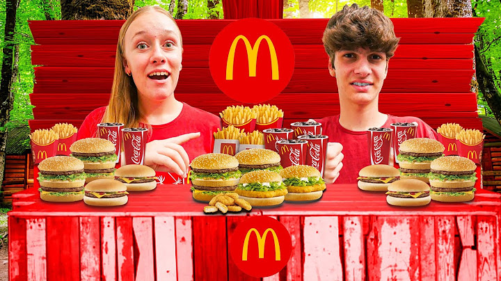 ΑΝΟΙΞΑΜΕ MCDONALDS ΣΤΗΝ ΚΑΤΑΣΚΗΝΩΣΗ!
