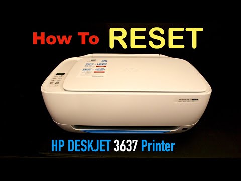 How to Reset HP DeskJet 3637 All-in-one printer, review ?