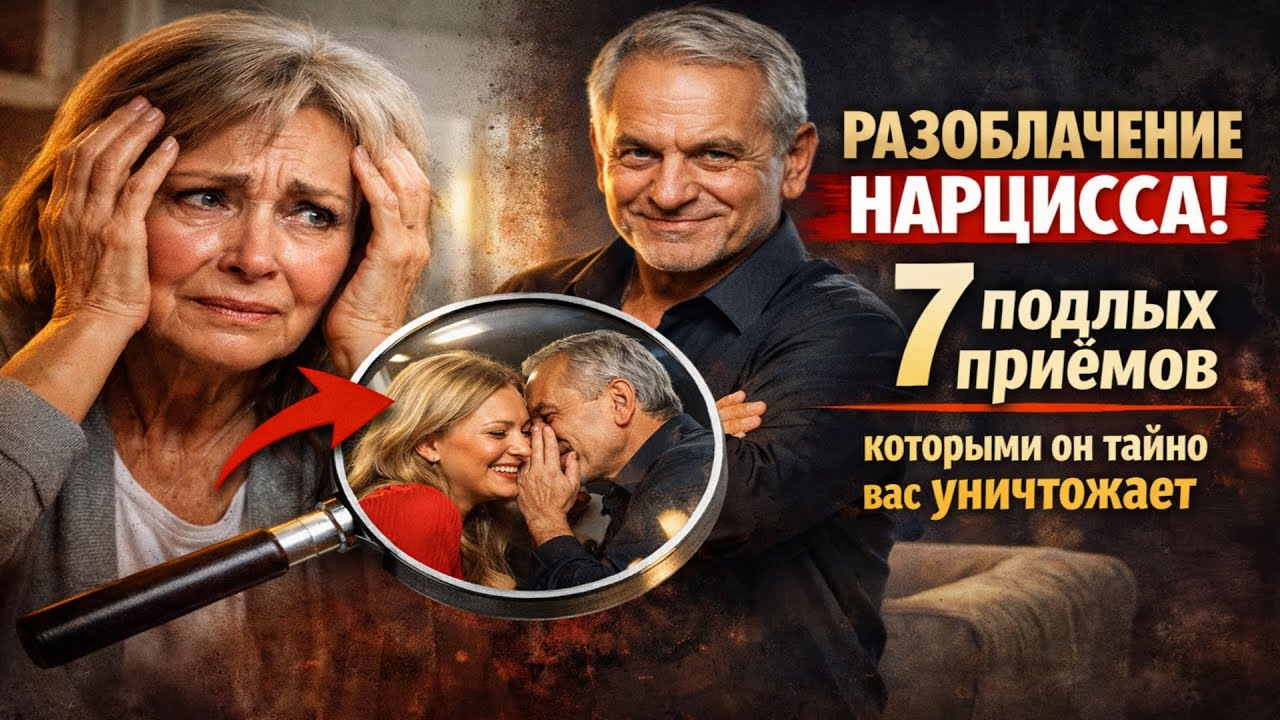 РАЗОБЛАЧЕНИЕ НАРЦИССА: 7 подлых приёмов, которыми он тайно вас уничтожает
