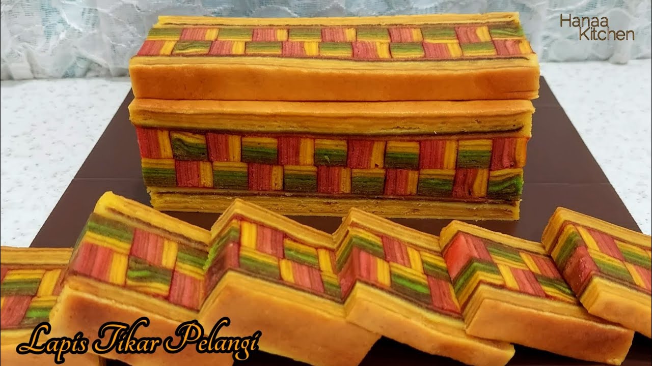 Lapis Tikar Pelangi | Layer Cake