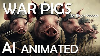 War Pigs by Black Sabbath - AI animated clip