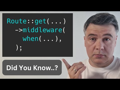 Laravel Middleware with if-when (Three Syntax Options)