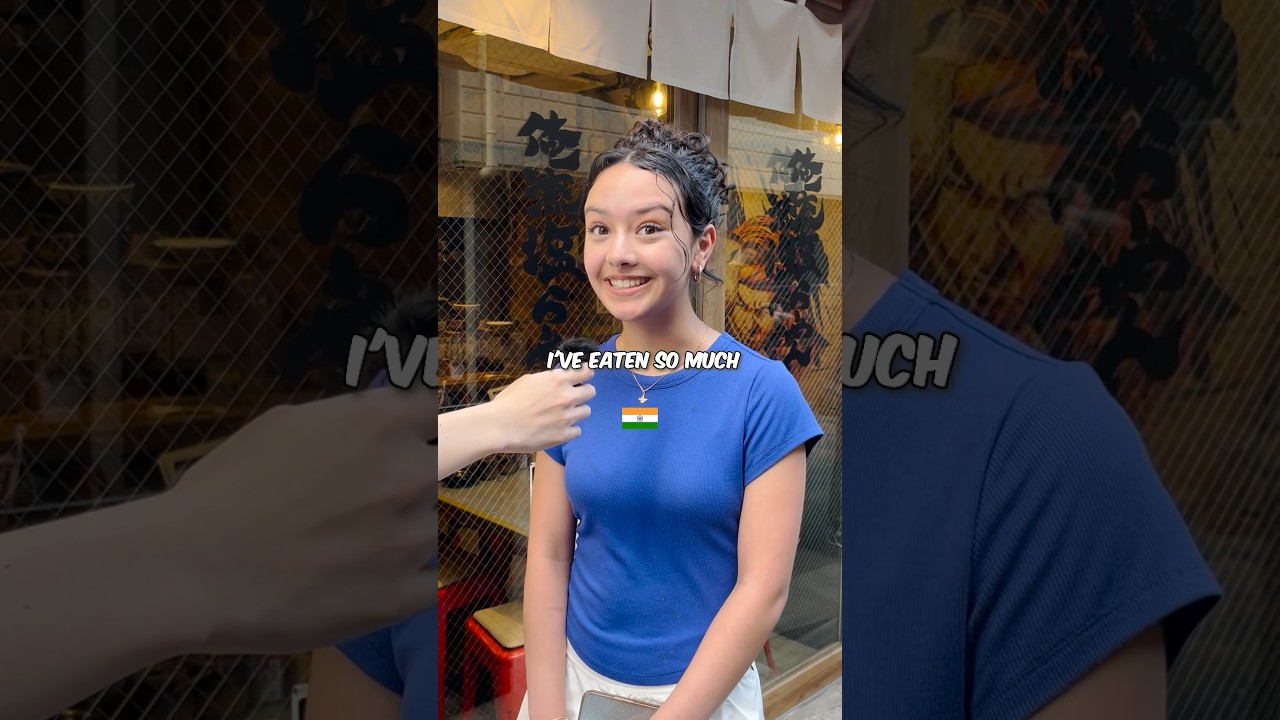 How is your first time in Japan? A girl  from India