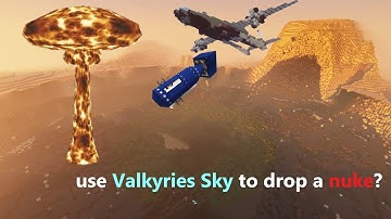 Nuclear explosion | showcase of valkyries sky bomber / concept for create aeronautics