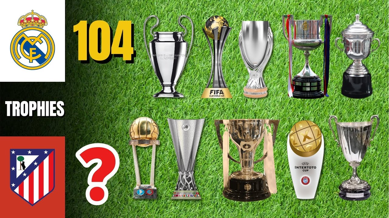 Real Madrid vs Atlético Madrid 🏆 Who Has More Trophies?