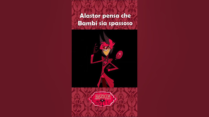 Alastor pensa che Bambi sia spassoso - Hazbin Hotel ITA  #hazbinhotel #shorts