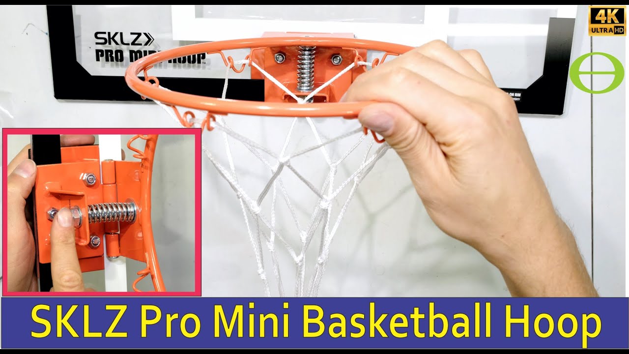 How to assemble the SKLZ Pro Mini Basketball Hoop - YouTube