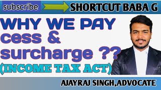 HEALTH& CESS | SURCHARGE | INCOME TAX ACT | BASICS | BCOM | BBA | PGT | UGC NET | CA | CS |CMA
