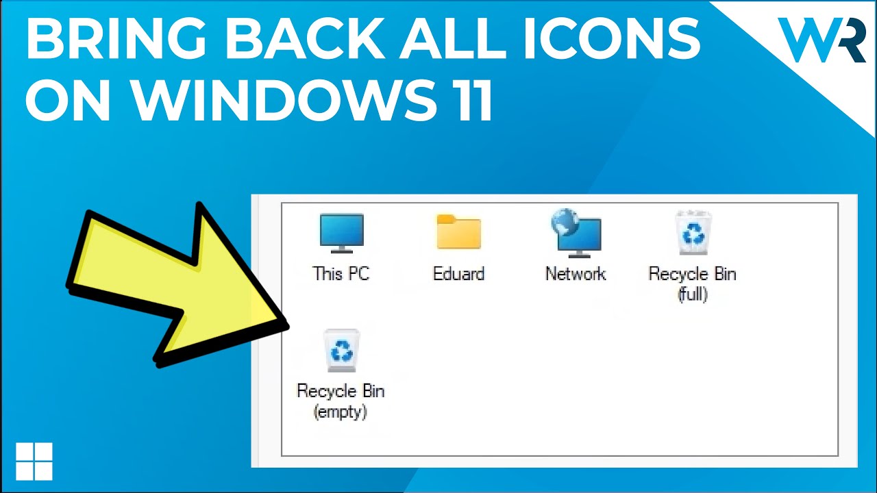 How To Bring Back The Old Desktop Icons On Windows 11 YouTube