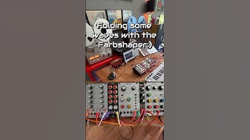 Folding some waves🤓 #synthesizer #eurorack #modularsynth #behringer