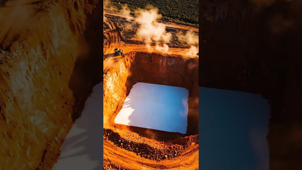 From Wilderness to Foundation: Massive Pit Excavation in Seconds! 🏗️