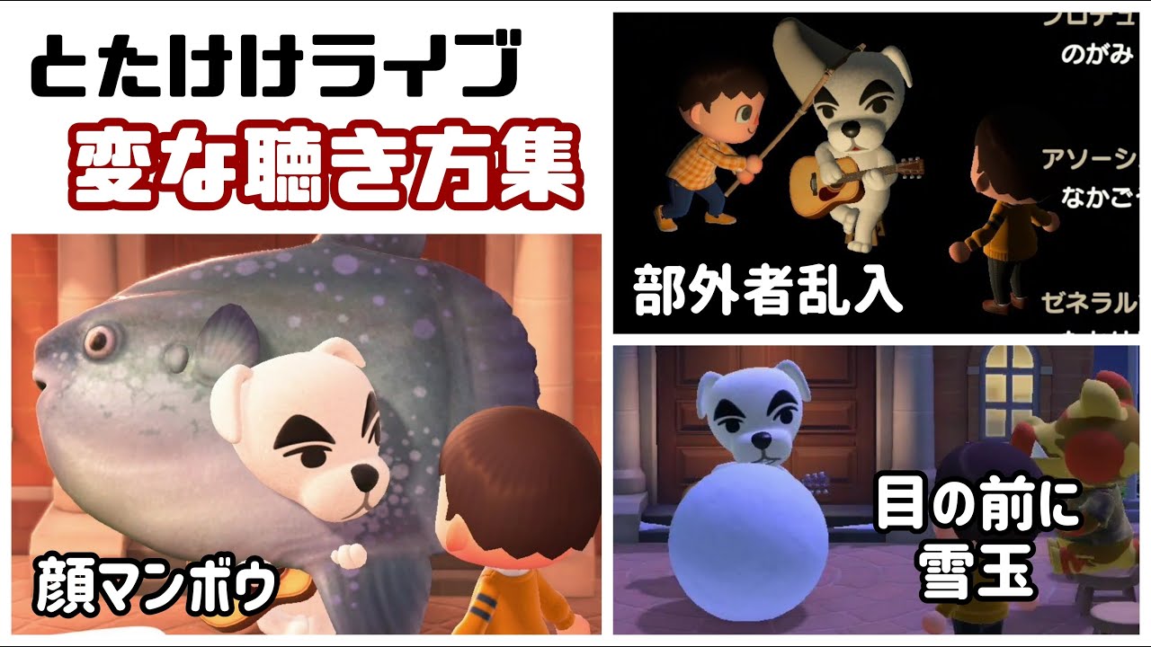 【あつ森】小ネタ検証！「とたけけライブ」を変な聴き方で鑑賞してみた集【あつまれ どうぶつの森】@レウンGameTV