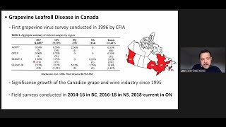 CGCN-RCCV Grapevine Leafroll Virus Webinar recording screenshot 1