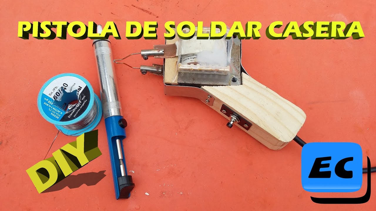 Como hacer un cautin casero Electric soldering iron DIY - YouTube