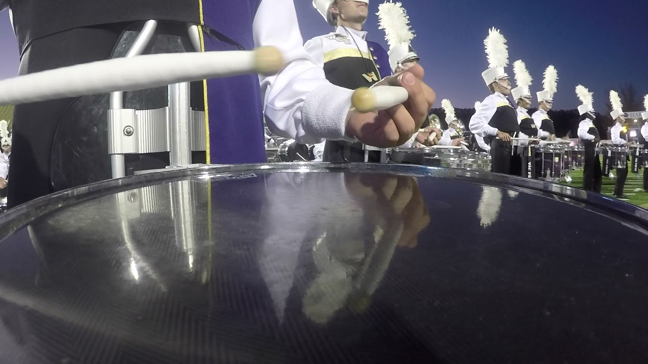 WCU Purple Drumline Tunnel/Snare Cam 2021