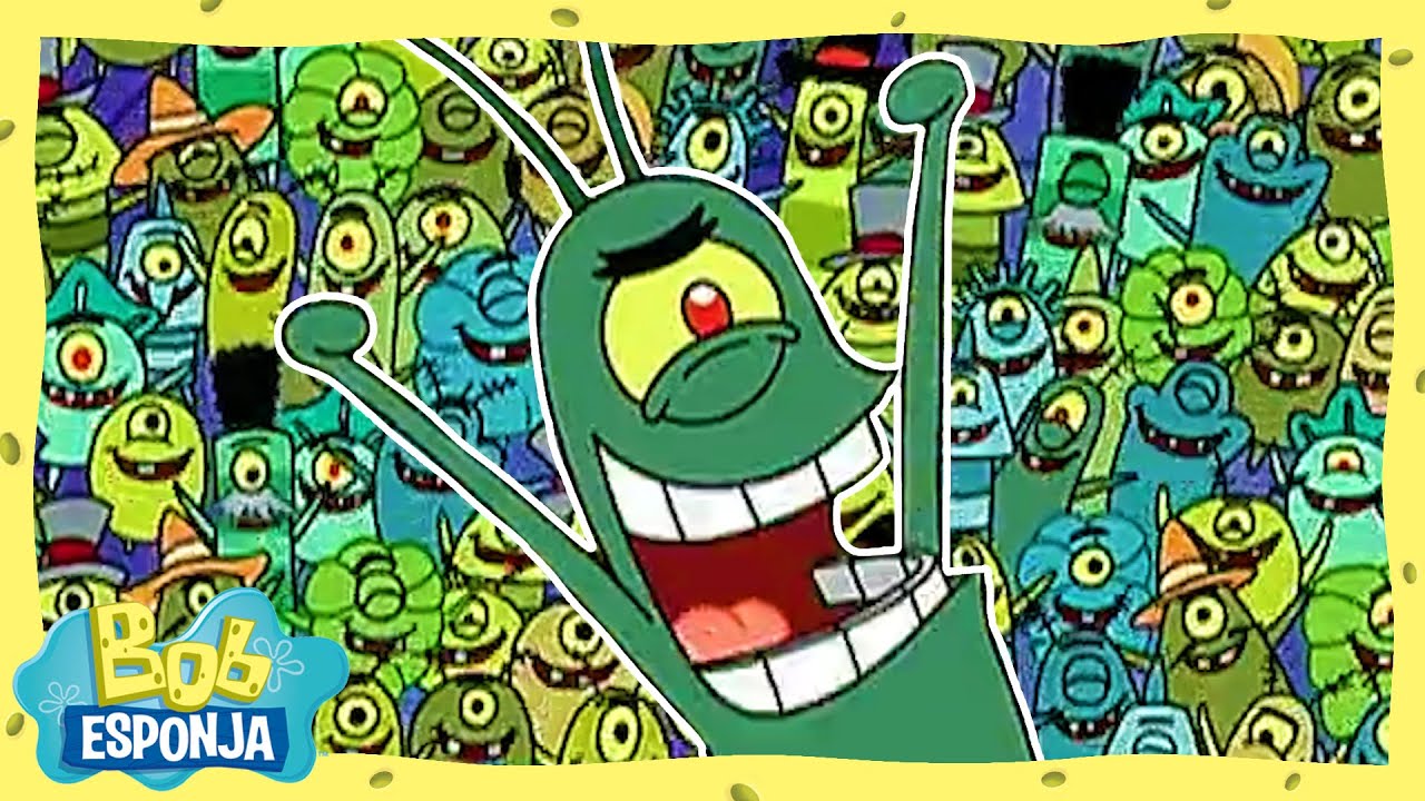 Reunión familiar de los Plancton | Bob Esponja en Español