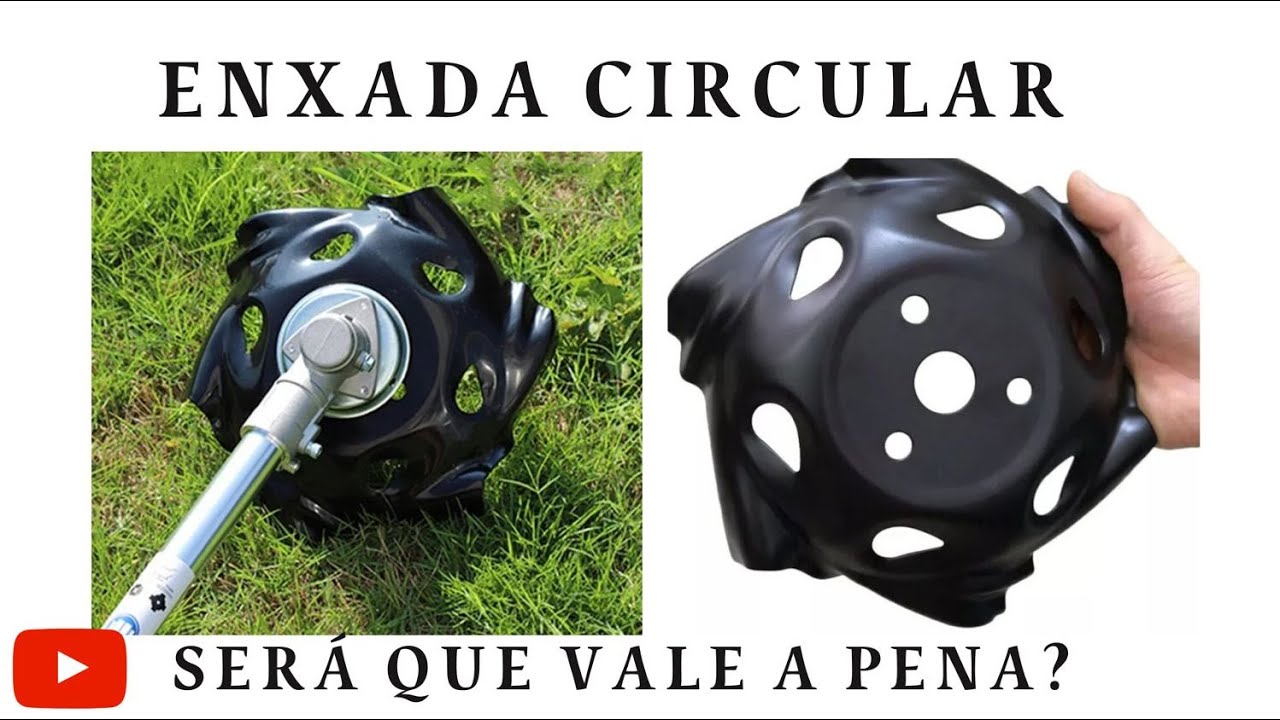 Enxada circular para roçadeira