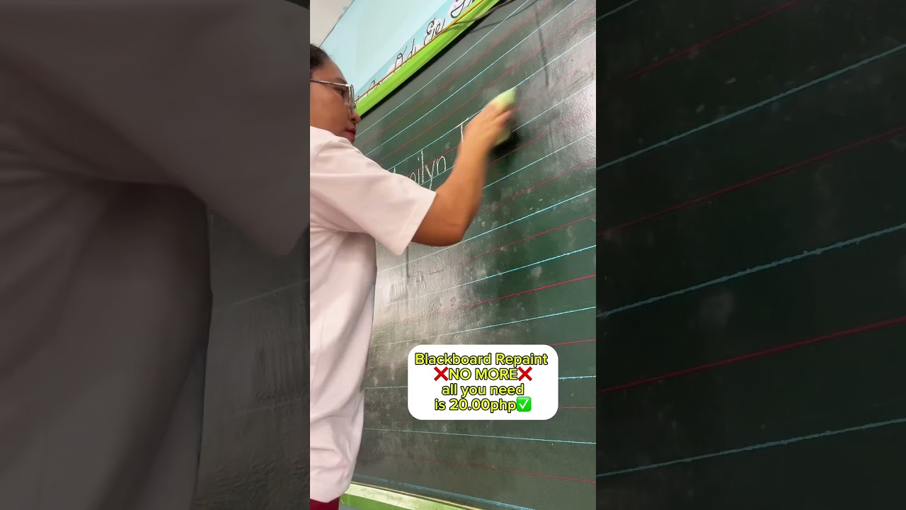 Blackboard repaint NO MORE 