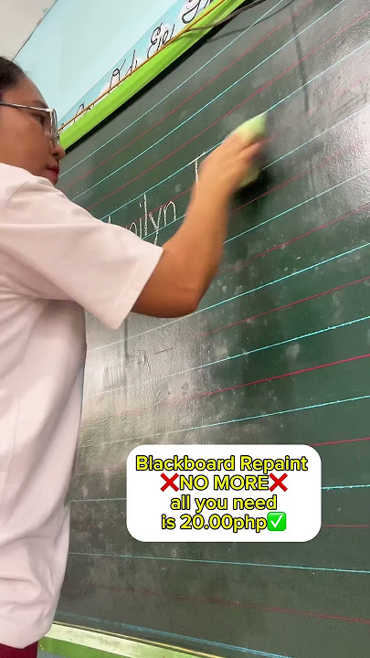 Blackboard repaint NO MORE #lifehacks #blackboard #teacher #teacherhacks