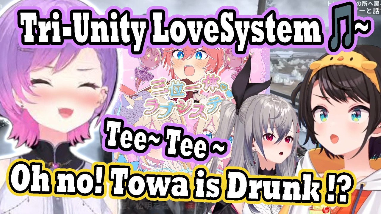 Subaru Thinks Towa Is Drunk As She Keeps Acting Weird & Singing the New Fuwamoco & Lui's Song!