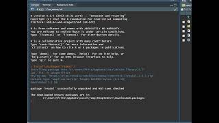 Introduction to the RStudio - Packages and Data Frames (Video 3/4)