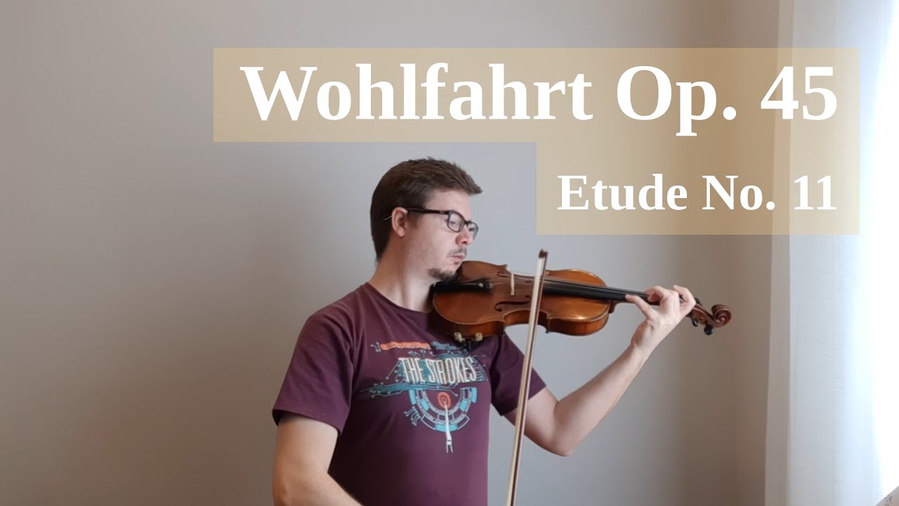 Wohlfahrt: Etude Op. 45 No. 11 in E-flat major for Violin