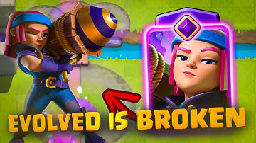 EVOLVED FIRECRACKER Is BROKEN In Clash Royale