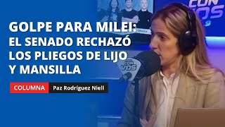 Informe especial de Paz Rodríguez Niell sobre la derrota del Gobierno en la Cámara alta
