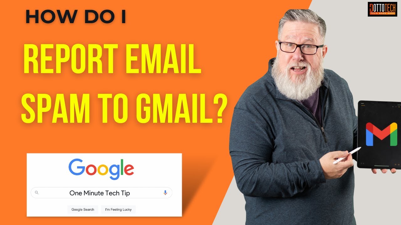 How To Report A Spam Email In Gmail YouTube