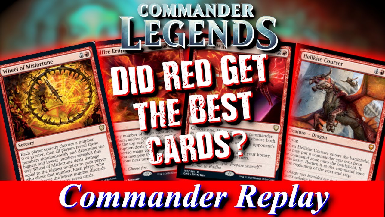 Did Red Get The Best Cards? Commander Legends Review YouTube