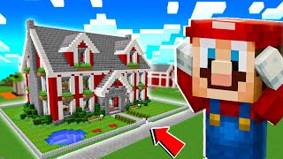 فأجئت اخوي ماريو بأفضل بيت في ماين كرافت! Minecraft