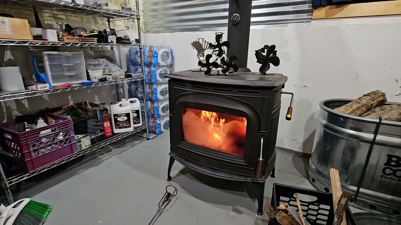 Starting My ASHFORD AF30.2A Catalytic Wood Stove And Talking About Heating With Wood (Requested Vid)