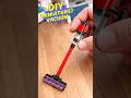 DIY Miniature Vacuum Cleaner for Dolls #diy #shorts #miniature #craft #dollhouse #barbie