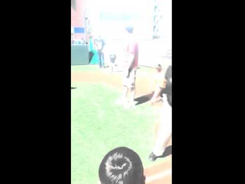 Hidalgo Twins Mateo At Bat ATT Park