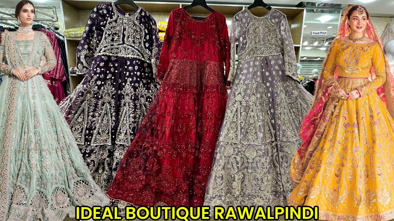 IDEAL BOUTIQUE RAWALPINDI Mehendi Dress Wedding Dress Party Wear