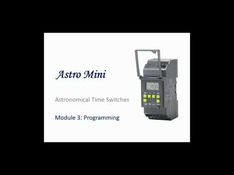 Astro mini Time switch programming. - YouTube