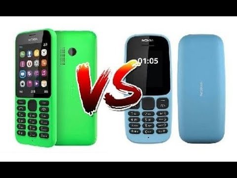 Nokia 105 (2017) vs Nokia 215 (Dual SIM) Speed Test Comparison | Real Test - In 2018