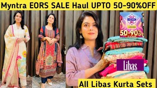 Myntra Haul / Libas Haul / Libas kurta Set Haul Myntra /Myntra Libas Kurta Set HAUL/ EORS SALE 