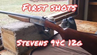 First shots 1951 Stevens 94c shotgun