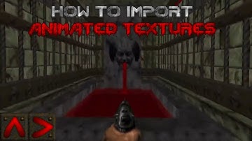 How To Create & Add Custom Animated Textures & AnimeDEFS 🐑 GZDoom Slade 3 & Doom Builder 2 Tutrial