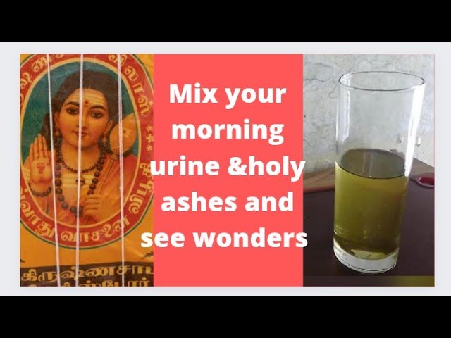 Mix holy ashes and your early morning urine and see wonderful changes in your life class=