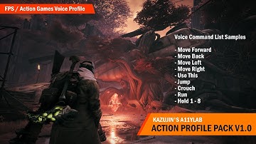 My Action Profile Pack for Action Games (Voice Attack Profile) | Kazujin