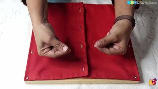 Celebrity Small Button Frame | Dressing Frame | Exercise of Practical Life | Age 2 to 3 years | GHM | KBPG Net Worth